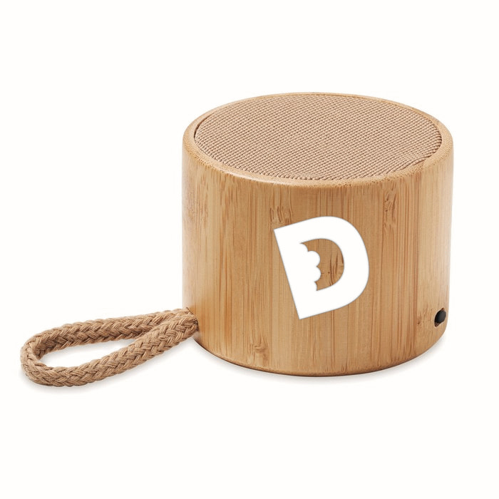 Speaker Speaker realizzato in bambù e logo DigiBite